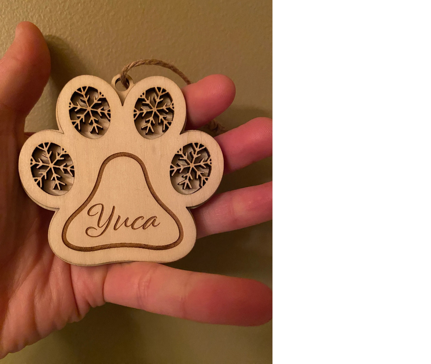 Personalized Dog Ornament