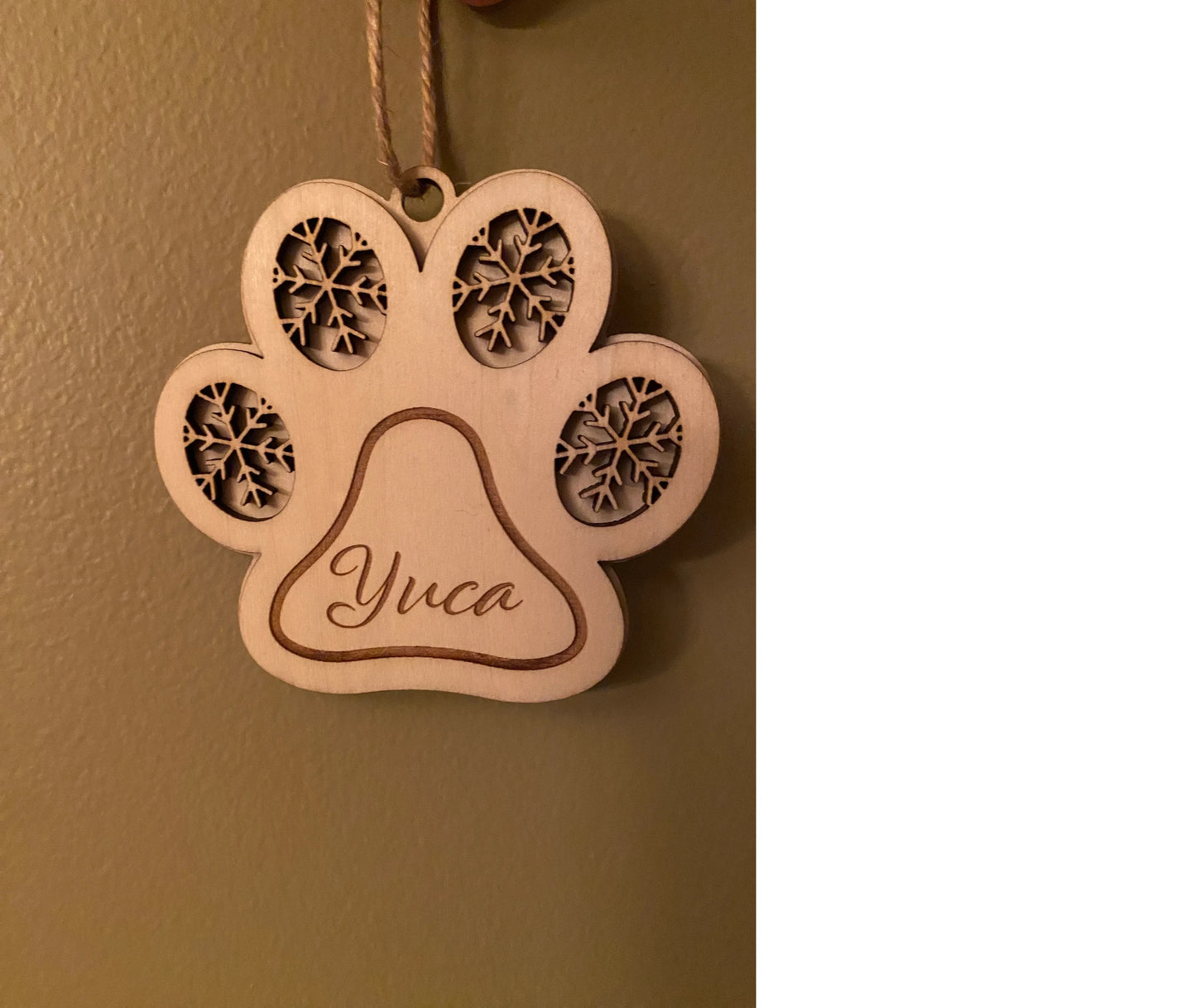 Personalized Dog Ornament