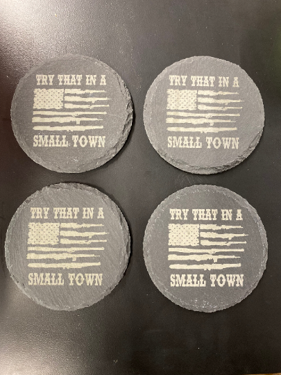 Personalized Slate Coaster